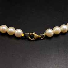 Natural Freshwater Pearl 7mm White Round Necklace 16.9inch Stylish Pearl Jewelry for Radiance and Emotional Ease