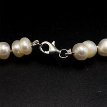 Natural Freshwater Pearl 8mm Cream Button Shape Necklace 19inch Premium Pearl Necklace for Confidence and Balance