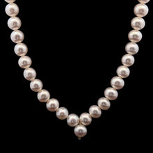 Natural Freshwater Pearl 7mm White Round Necklace 32inch Elegant Look Jewelry for Balance and Soft Radiance