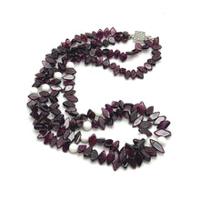 Artisan Garnet Fish-Cut with Round Agate Highlights Handmade Natural Gemstone 15.9’’ Necklace Jewelry - Necklace