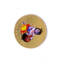 Bal Gopal 24K Gold Plated Swiss Coin – Holy Symbol of Innocence Love & Spiritual Purity - Coins