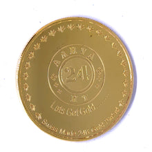 Bal Gopal 24K Gold Plated Swiss Coin – Holy Symbol of Innocence Love & Spiritual Purity - Coins