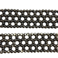 Handcrafted Beaded Black Pearl Buckled Belt Unique Giftware