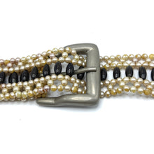 Handmade Bullet Design Black and White Pearl Belt Unique Giftware