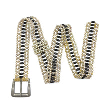 Handmade Bullet Design Black and White Pearl Belt Unique Giftware