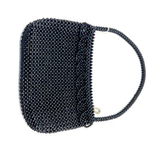 Handmade Purse Luxury Black Pearls Beads Shoulder Strap Bag