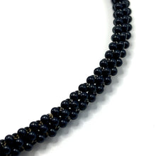Handmade Purse Luxury Black Pearls Beads Shoulder Strap Bag