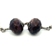 Bloodstone 14x9mm Rondelle Facet Dangle Gemstone Earrings