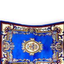 Bohemian Rectangle Carpet Viking Blue Oval Abstract 5.25x7 ft Rug