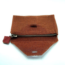 Handmade Purse Luxury Bronze Pearls Beaded Shoulder Bag