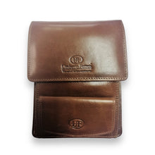 Badge Holder Leather Umberto Ferreti Italy Organizer Gift
