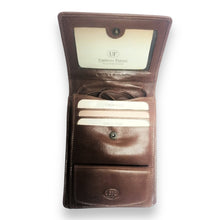 Badge Holder Leather Umberto Ferreti Italy Organizer Gift