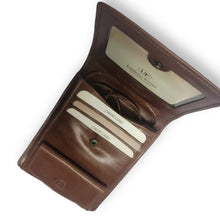 Badge Holder Leather Umberto Ferreti Italy Organizer Gift
