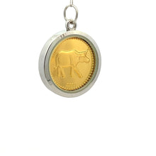 Tri-Dathu Zodiac Ox Divine Pendant – Handcrafted Unisex Talisman in Gold, Silver & Copper for Strength, Luck & Spiritual Energy Gift