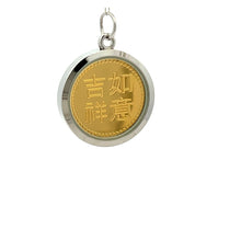 Tri-Dathu Zodiac Ox Divine Pendant – Handcrafted Unisex Talisman in Gold, Silver & Copper for Strength, Luck & Spiritual Energy Gift