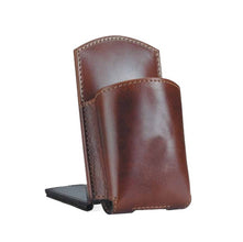 Cell Phone Holder  Leather Umberto Ferreti Made In Italy Organizer