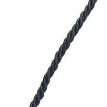 Chalcedony Natural Gemstone Pendant Necklace 22mm Tumble Shape with Black Twisted Cord Symbol of Brotherhood - Necklace