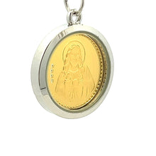 Tri-Dhatu Jesus Christ Pendant – Handcrafted Unisex Talisman in Gold, Silver & Copper for Faith, Redemption & Spiritual Strength Gift