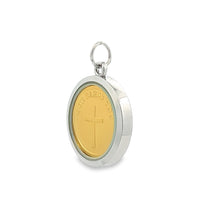 Tri-Dhatu Jesus Christ Pendant – Handcrafted Unisex Talisman in Gold, Silver & Copper for Faith, Redemption & Spiritual Strength Gift