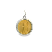 Tri-Dhatu Jesus Christ Pendant – Handcrafted Unisex Talisman in Gold, Silver & Copper for Faith, Redemption & Spiritual Strength Gift