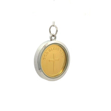 Tri-Dhatu Jesus Christ Pendant – Handcrafted Unisex Talisman in Gold, Silver & Copper for Faith, Redemption & Spiritual Strength Gift