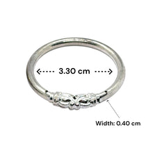 Classic Adjustable German Silver Kada Pair – Lightweight Baby Bangles for Newborns & Infants - Bracelet