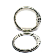 Classic Adjustable German Silver Kada Pair – Lightweight Baby Bangles for Newborns & Infants - Bracelet