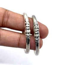 Classic Adjustable German Silver Kada Pair – Lightweight Baby Bangles for Newborns & Infants - Bracelet