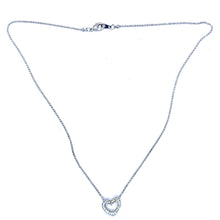 Classic Heart Pendant Necklace Classic White Stone – Elegant Everyday Fashion Jewelry - Necklace