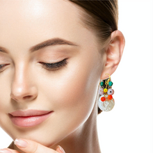 Handmade Earrings Boho Pearls Colorful Beads Jewelry