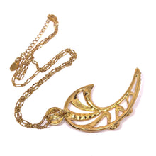 Contemporary Pendant Chain Earring with Ring Aurora Abstract Leaf Design with Swarovski Jewellery Set - Necklace