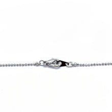 Double Cherry Pendant Beaded Chain 15” Necklace with White Rhinestones – Fun Statement Jewelry - Necklace