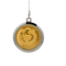 Year of the Dragon Tri-Dhatu Pendant – Handcrafted Chinese Zodiac Talisman in Gold, Silver & Copper for Power, Luck & Celestial Energy Gift
