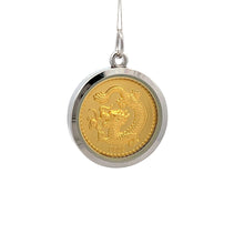Year of the Dragon Tri-Dhatu Pendant – Handcrafted Chinese Zodiac Talisman in Gold, Silver & Copper for Power, Luck & Celestial Energy Gift