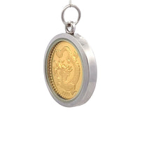 Year of the Dragon Tri-Dhatu Pendant – Handcrafted Chinese Zodiac Talisman in Gold, Silver & Copper for Power, Luck & Celestial Energy Gift