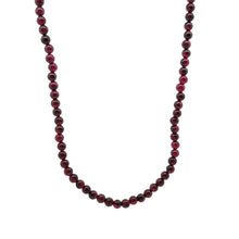 Elegance Garnet Natural Handmade Plain Ball Gemstone Beaded 16.3’’ Necklace Jewelry - Necklace