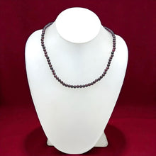 Elegance Garnet Natural Handmade Plain Ball Gemstone Beaded 16.3’’ Necklace Jewelry - Necklace