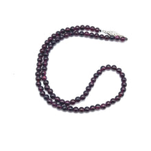 Elegance Garnet Natural Handmade Plain Ball Gemstone Beaded 16.3’’ Necklace Jewelry - Necklace