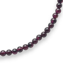 Elegance Garnet Natural Handmade Plain Ball Gemstone Beaded 16.3’’ Necklace Jewelry - Necklace