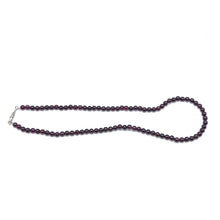 Elegance Garnet Natural Handmade Plain Ball Gemstone Beaded 16.3’’ Necklace Jewelry - Necklace