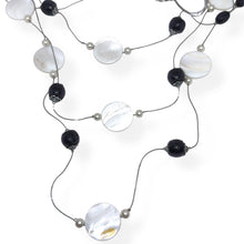 Elegant Multi 3-Layer Black Bead & Stones Long Necklace – Statement Fashion Jewelry for Women - Necklace