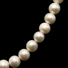 Natural Freshwater Pearl 10mm Cream Round Necklace 17.2’’ Classic Strand for Timeless Style and Harmony - Necklace