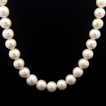 Natural Freshwater Pearl 10mm Cream Round Necklace 17’’ Elegant Jewelry for Balance and Serenity - Necklace