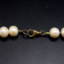 Natural Freshwater Pearl 10mm Cream Round Necklace 17’’ Luxury Jewelry for Inner Peace and Grace - Necklace