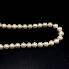 Natural Freshwater Pearl 10mm Cream Round Necklace 17’’ Simple Elegant Jewelry for Radiance and Emotional Balance