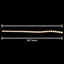 Natural Freshwater Pearl 11mm Cream Round 15.7’’ Radiant Necklace for Healing and Emotional Strength - Necklace