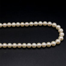 Natural Freshwater Pearl 7mm Neutral Color Round Necklace 16.6’’ Classic Design Jewelry for Sophistication and Calm