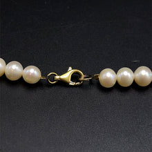 Natural Freshwater Pearl 7mm White Round Necklace 16.7’’ Fine Jewelry Necklace for Clarity and Soft Glow - Necklace