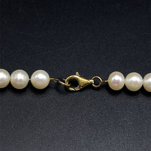 Natural Freshwater Pearl 7mm White Round Necklace 17.1’’ Bridal Jewelry for Grace Love and New Beginnings - Necklace