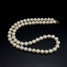 Natural Freshwater Pearl 7mm White Round Necklace 17.1’’ Bridal Jewelry for Grace Love and New Beginnings - Necklace